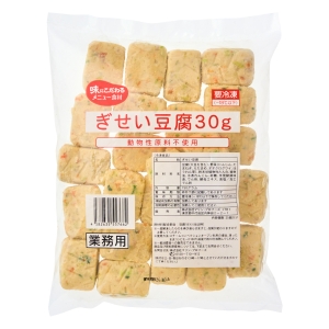 ぎせい豆腐 30g