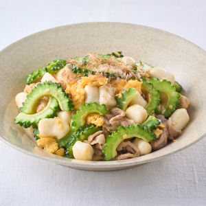 プチはんぺんのゴーヤチャンプルー