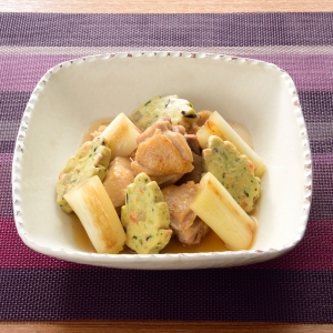 五目しんじょと鶏肉の煮物