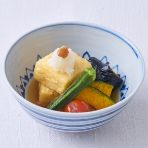 夏の揚げ出し豆腐
