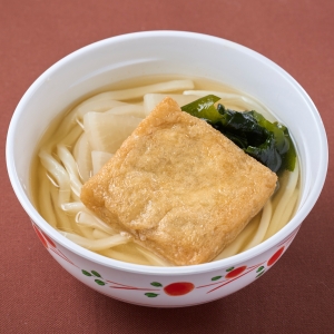 具だくさんおいなりのうどん