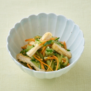 きざみ油揚げの中華和え