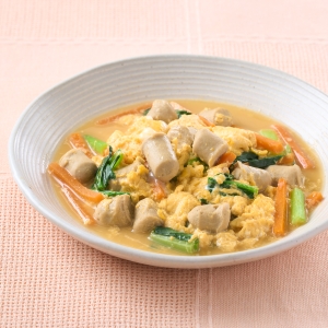 プチあじつみれの玉子とじ