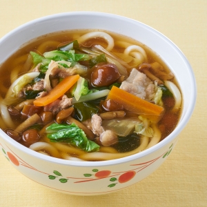 なめこ入り具沢山うどん