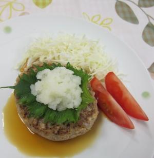 さっぱりおろしの豆腐ハンバーグ