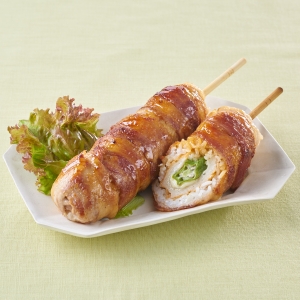 ちくわ肉巻きおにぎり
