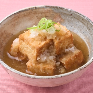 お魚とうふ揚ブロックのみぞれ煮