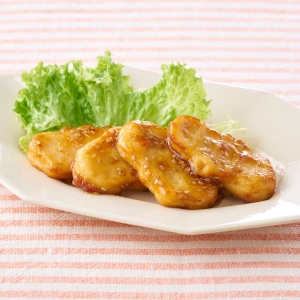 豆腐ナゲットの照り焼きごま和え