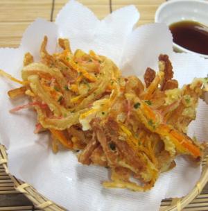 ちくわのサクサクかき揚げ