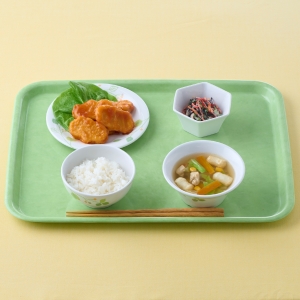 大豆ナゲット定食