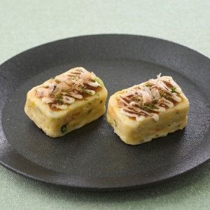 ぎせい豆腐のお好み焼き風