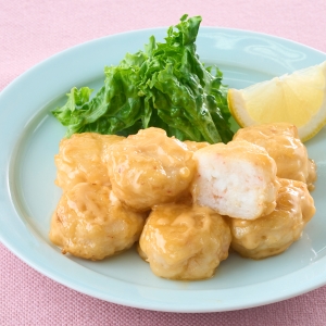はんぺんとかにかまのマヨソース和え