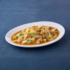 白菜の麻婆厚揚げ